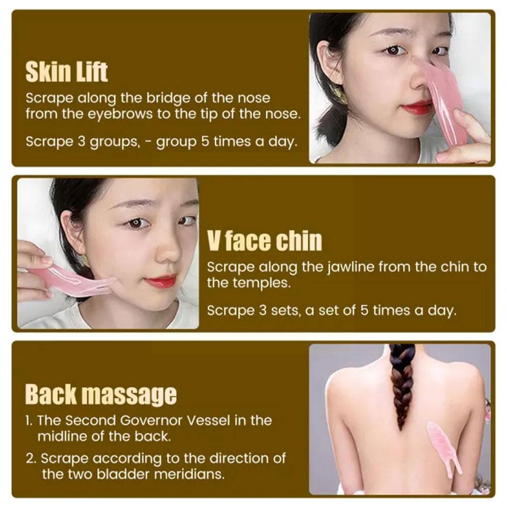 Nose Face Massage Multifuctional Massager Nose Shaper Board Nasal Two-angle Device Scraping Tool Snail Massage Nose Scraper L7F9