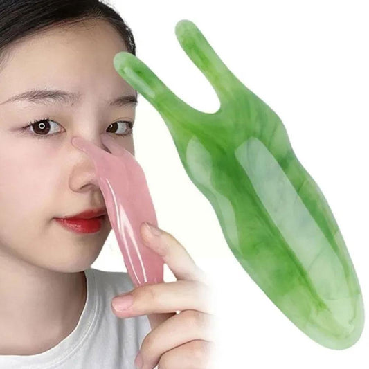 Nose Face Massage Multifuctional Massager Nose Shaper Board Nasal Two-angle Device Scraping Tool Snail Massage Nose Scraper L7F9