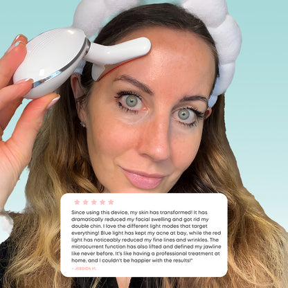 7LED Color Vibrating Neck Device Beauty Gift, neck and face skin massager, 1 piece set portable usb charging, electric Facial ma